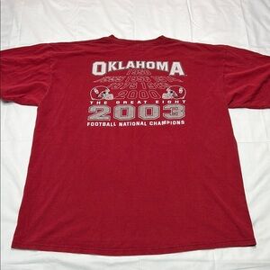 Oklahoma Football National 2003 Champions T-Shirt gildan heavy cotton XXL